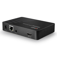 KVM Extender - HDMI 4K30, USB HID, IR over IP Network, 150m, HDCP 1.4