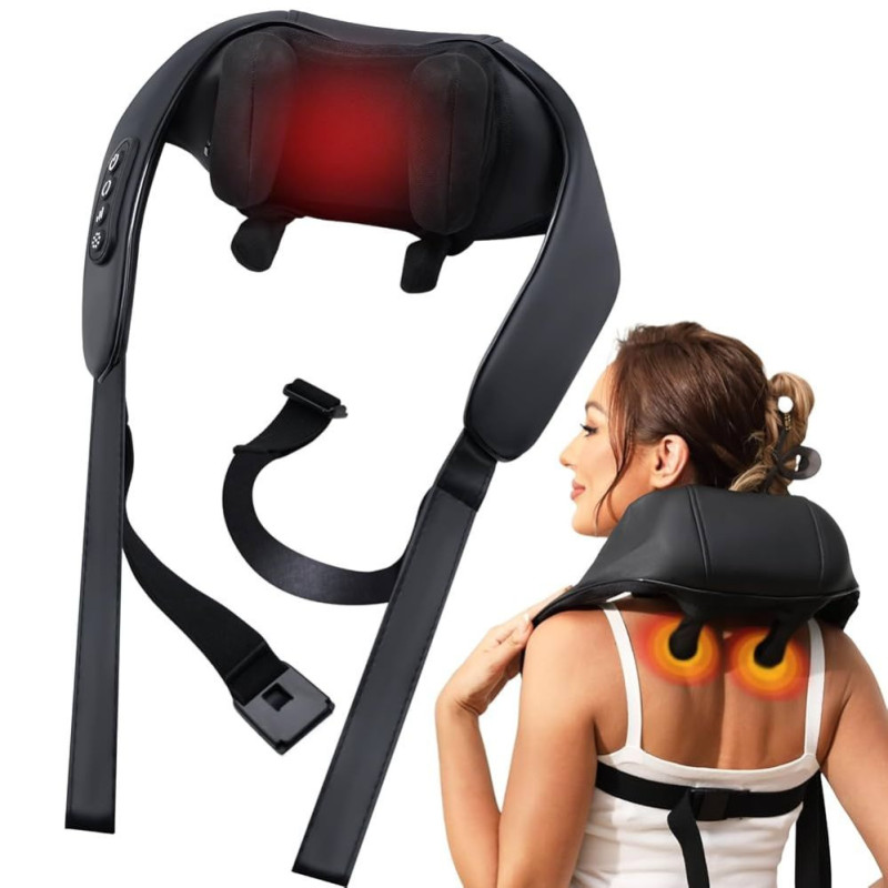 iLike Fitpro SHH Shoulder Multi-functional Massage device with heat included travel &amp; car charger adapters