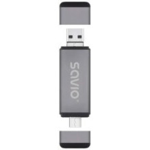 Savio USB 3in1 kortelių...