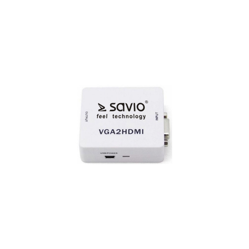 Savio VGA - HDMI Full HD / 1080p 60Hz Converter / Adapter