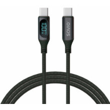 Cable Savio USB Type-C Male...