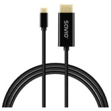 SAVIO USB-C į HDMI kabelis 2m, 4K