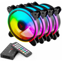 Cooler Savio Kit Of 4 x 120mm PC ARGB Fans