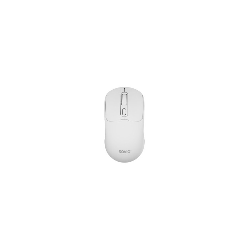 Datorpele Savio MB-04 Silent USB-C / 2.4GHz / BT White