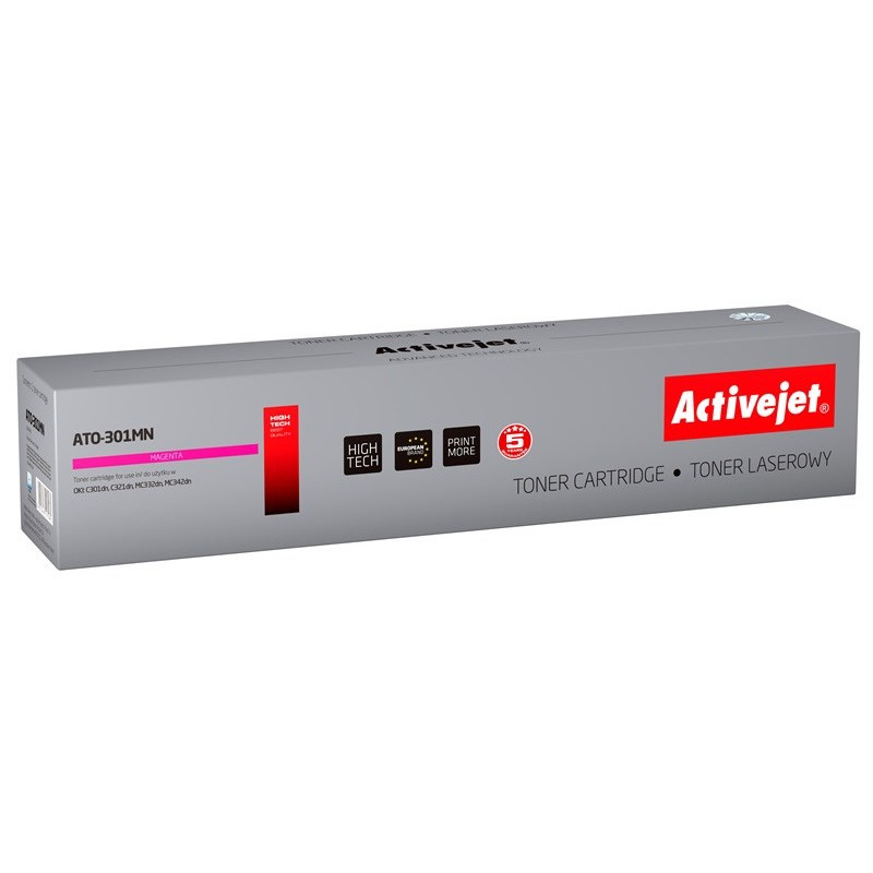 Toneris - Activejet ATO-301MN Suderinamas Su OKI 44973534 Magenta