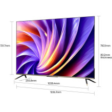 TV Set, DREAME, 43 ", 4K Ultra HD, 3840 x 2160 pixels, Flat, 16:9, QLED, 43Q100