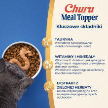 INABA Churu tuno ir lašišos skonio skanėstai katėms - 4 x 14 g INABA Churu tuno ir lašišos skonio skanėstai katėms - 4 x 14 g
