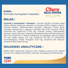 INABA Churu tuno ir lašišos skonio skanėstai katėms - 4 x 14 g INABA Churu tuno ir lašišos skonio skanėstai katėms - 4 x 14 g