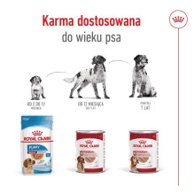 ROYAL CANIN vidutinio dydžio sausas šlapias šunų ėdalas – 410 g ROYAL CANIN vidutinio dydžio sausas šlapias šunų ėdalas – 410 g