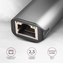 TINKLO ADAPTERIS USB3.2 2.5G / ADE-25R AXAGON