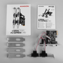 NET CARD PCIE 250KBPS 4PORT / SPLP PCEA-S4N AXAGON