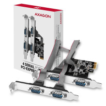 NET CARD PCIE 250KBPS 4PORT / SPLP PCEA-S4N AXAGON