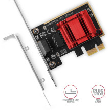 NET CARD PCIE 2.5GBE 1PORT / SP&amp;LP PCEE-G25 AXAGON