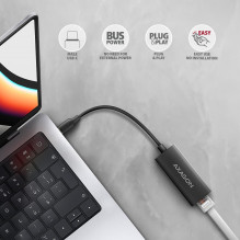 TINKLO ADAPTERIS USB-C 1GB / ADE-ARC AXAGON