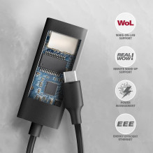 TINKLO ADAPTERIS USB-C 1GB / ADE-ARC AXAGON