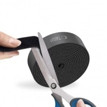 „Tech-Protect“ laidų tvarkytuvas su lipnia juostele, 3 m, juodas „Tech-Protect“ laidų tvarkytuvas su lipnia juostele, 3 m, juodas
