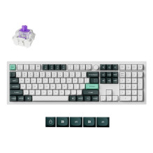 Klaviatūra WRL Q6 HE RGB / SHELL balta Q6H-P1 KEYCHRON