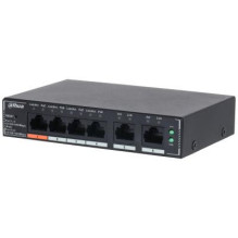 Switch, DAHUA, DH-SG4006P, Switch layer L2, 6xRJ-45 ports, RJ-45 Ports Type Gigabit Ethernet (10 / 100 / 1000), 4xPower Switch, DAHUA, DH-SG4006P, Switch layer L2, 6xRJ-45 ports, RJ-45 Ports Type Gigabit Ethernet (10 / 100 / 1000), 4xPower