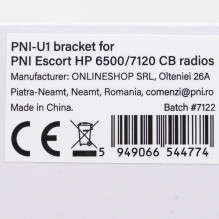 PNI-U1 tvirtinimo laikiklis CB radijo stotims PNI Escort HP 6500, 7120, 6550, 6500 PRO PNI-U1 tvirtinimo laikiklis CB radijo stotims PNI Escort HP 6500, 7120, 6550, 6500 PRO