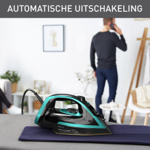 Tefal Puregliss FV8066 Dry &amp; Steam iron Durilium AirGlide Autoclean soleplate 3000 W Black, Blue