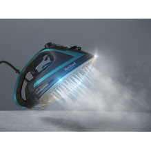 Tefal Puregliss FV8066 Dry &amp; Steam iron Durilium AirGlide Autoclean soleplate 3000 W Black, Blue