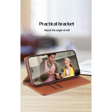 Dėklas HDD Magnetic Wallet Case Samsung A376 A37 5G rudas