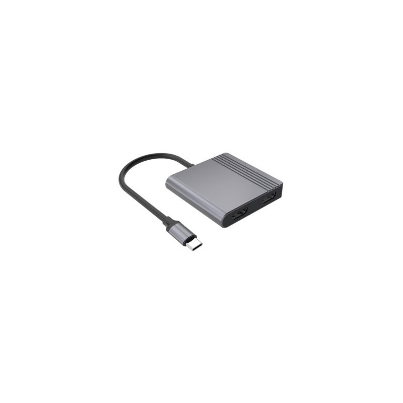 Dokstacija Gembird USB-C 3-in-1multi port (USB port + HDMI + PD) 85W USB Type-C