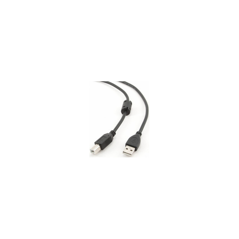 Kabelis Gembird Premium USB kištukas - USB kištukas B 3m juodas
