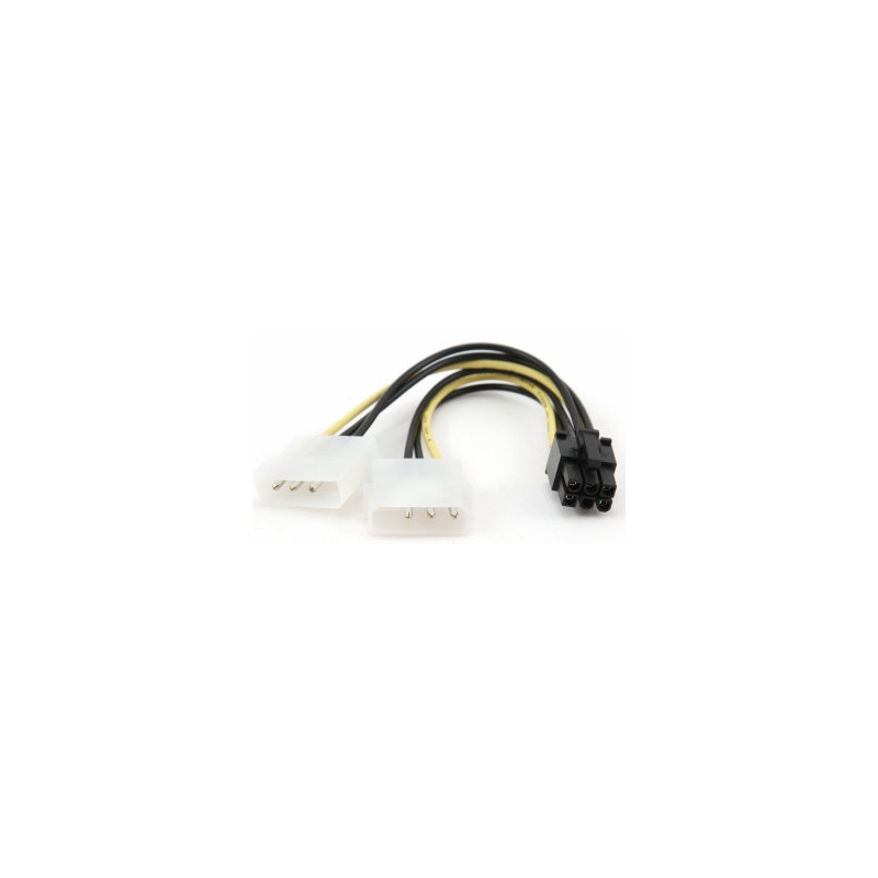 Cable Gembird 4Pin Molex x2 - 6 PIN PCI-E