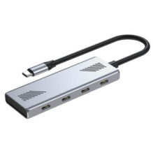 Centrālmezgls Gembird 4-port Type-C hub 4x USB type-C USB 3.2 (Gen 2)