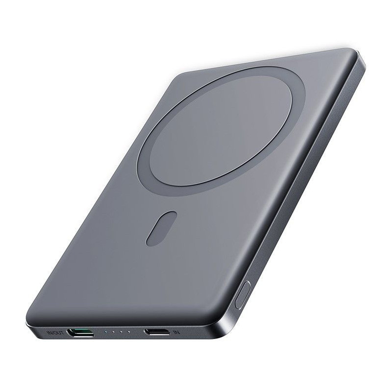 Joyroom 20W magnetic wireless power bank 5000mAh Gray