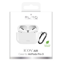 „Puro Icon“ dėklas, skirtas „AirPods Pro 3“ – baltas
