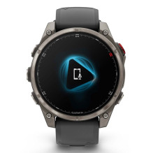 Garmin fēnix 8 Pro 3.56 cm (1.4") AMOLED 47 mm Digital 454 x 454 pixels Touchscreen Graphite, Titanium Wi-Fi GPS (s