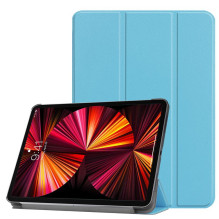 iLike Galaxy Tab A9 Plus X210 Tri-Fold Eco-Leather Stand Case Sky Blue