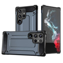 iLike Samsung Galaxy S24 Ultra armored Hybrid Armor case Blue