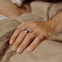 Išmanusis žiedas „Oura Ring 4“, sidabrinis, 8 dydis