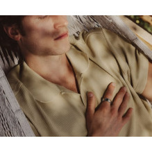 Išmanusis žiedas „Oura Ring 4“, sidabrinis, 8 dydis