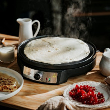 Adler AD 3093 dvipusė elektrinė blyninė 2 viename, juoda