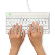 KEYBOARD COMPACT BREAK ENG / WHITE RGOCOUSWDWH R-GO TOOLS