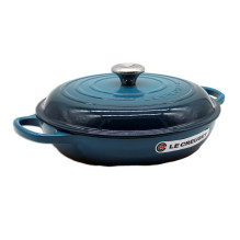 Virtuvės Indai - Le Creuset Signature Seklioji Keptuvė 30cm Gili Mėlyna