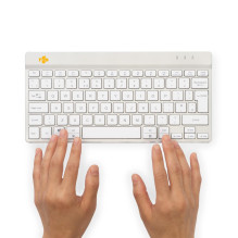 KEYBOARD WRL COMPACT BREAK / WHITE RGOCOUSWLWH R-GO TOOLS