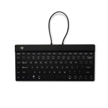 KEYBOARD WRL COMPACT BREAK / JUODOS RGOSBUSWLBL R-GO ĮRANKIAI