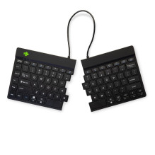 KEYBOARD WRL COMPACT BREAK / JUODOS RGOSBUSWLBL R-GO ĮRANKIAI