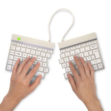 KEYBOARD WRL SPLIT BREAK / WHITE RGOSBUKWLWH R-GO TOOLS