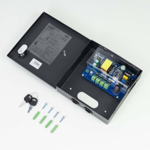 Vaizdo stebėjimo maitinimo šaltinis PNI STC52 12V, 5A, 60W, 4 išėjimai, metalinėje dėžutėje Vaizdo stebėjimo maitinimo šaltinis PNI STC52 12V, 5A, 60W, 4 išėjimai, metalinėje dėžutėje