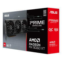 Vaizdo plokštė, ASUS, AMD Radeon RX 9060 XT, 16 GB, GDDR6, 128 bitų, PCIE 5.0 16x, trijų lizdų ventiliatorius, 1xHDMI, 2