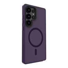 Evelatus Samsung Galaxy S25 Ultra Hybird Case With Magnetic PC+TPU Purple