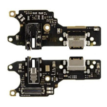 Lanksčioji jungtis Xiaomi Redmi Note 9 su įkrovimo kontakto su mikrofonu originali (service pack)