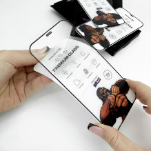 „Evelatus Samsung Galaxy A15 Corning Gorilla Glass“ antistatinis 3D pilnas dangtelis, 10 kartų tvirtesnis