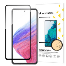 Wozinsky - Wozinsky grūdintas stiklas Samsung Galaxy A54 5G 9H viso ekrano su juodu rėmeliu